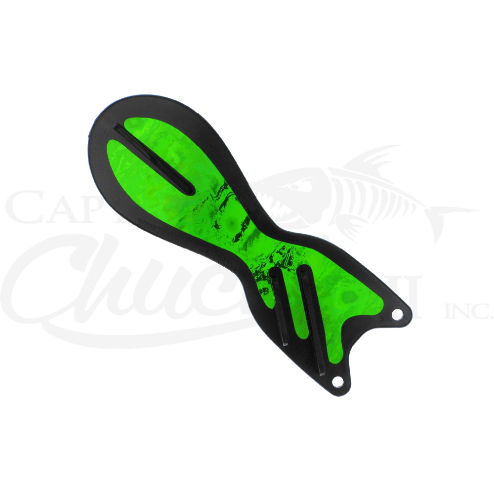 Spindoctor 8 Inch Black-Lite Green/Glow Crush