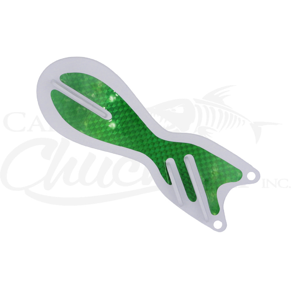 Spindoctor 10 Inch White Green Crush Glow