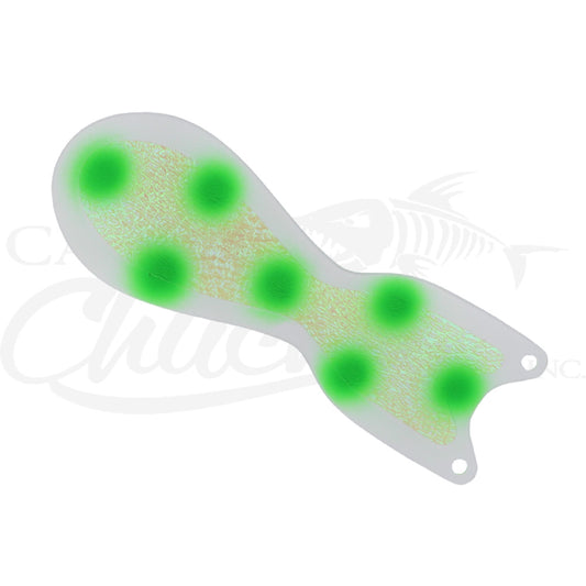 Spindoctor 10 Inch White Green Dot