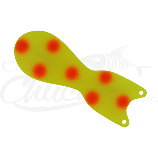 Spindoctor 8 Inch Yellow Coho Dots