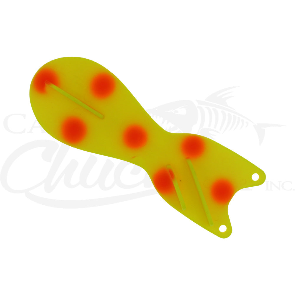 Spindoctor 8 Inch Yellow Coho Dots