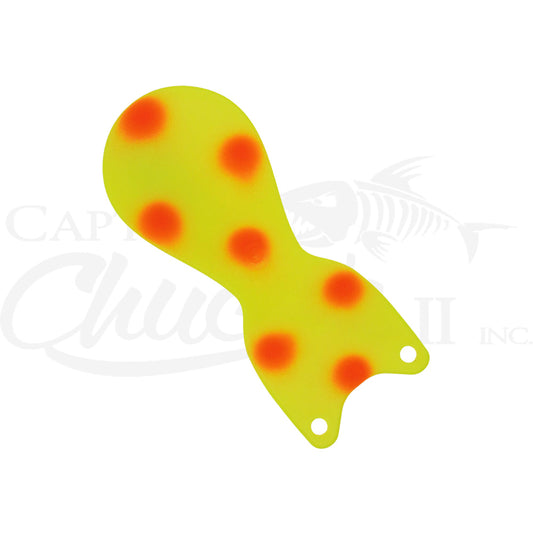 Spindoctor 6 Inch Yellow Coho Dots