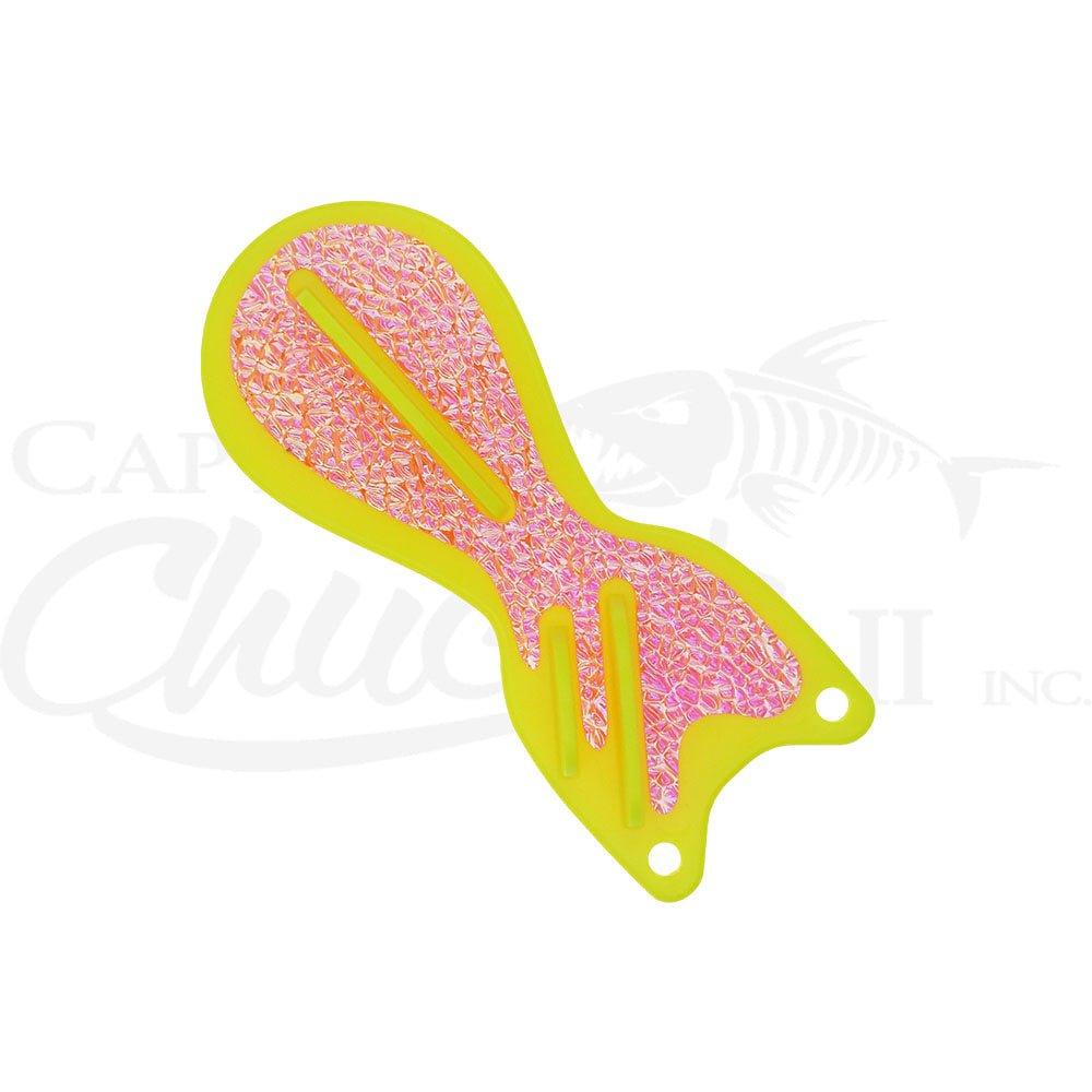 Spindoctor 6 Inch Chartreuse Blade - Orange Crush