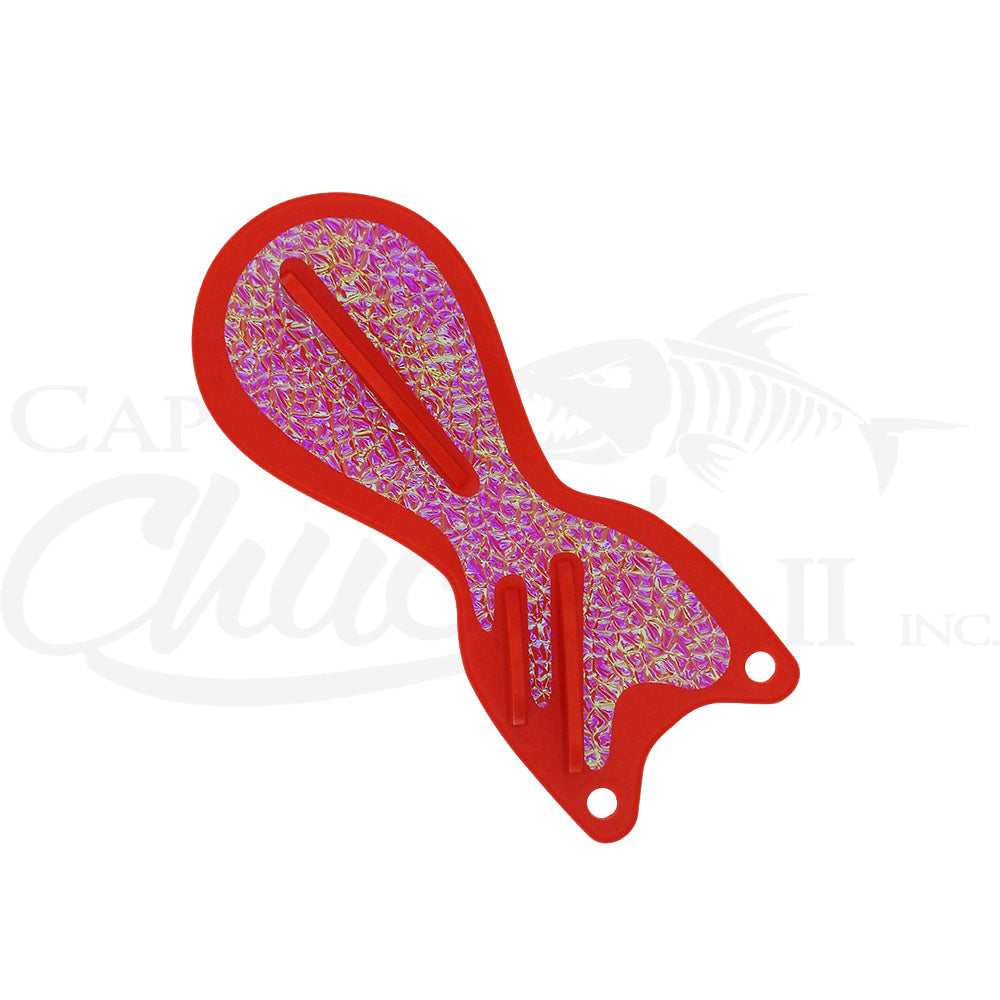 Spindoctor 6 Inch Red Blade - Crush Pearl Trans