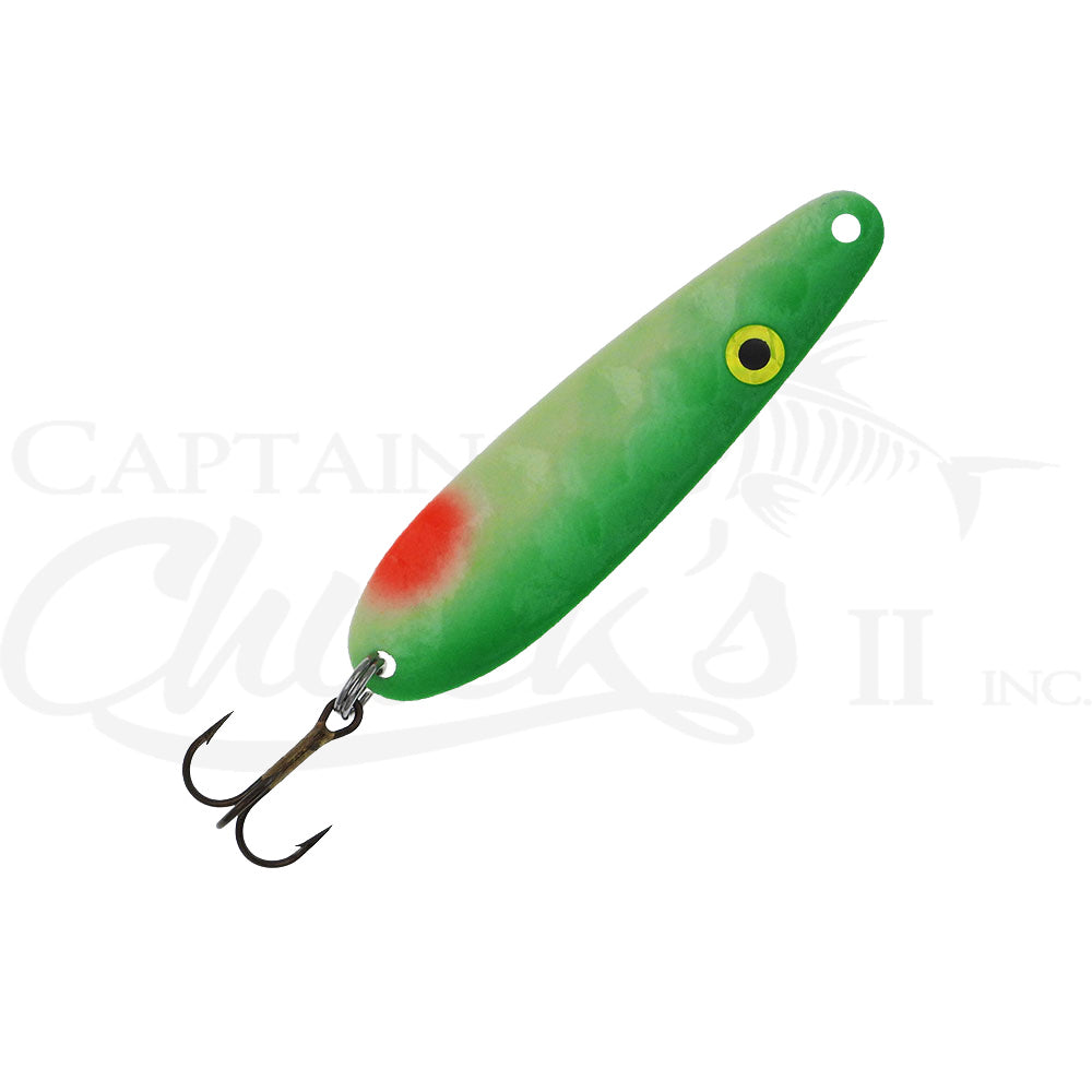 Moonshine Walleye Spoon Yellow Tail – Captain Chuck's II