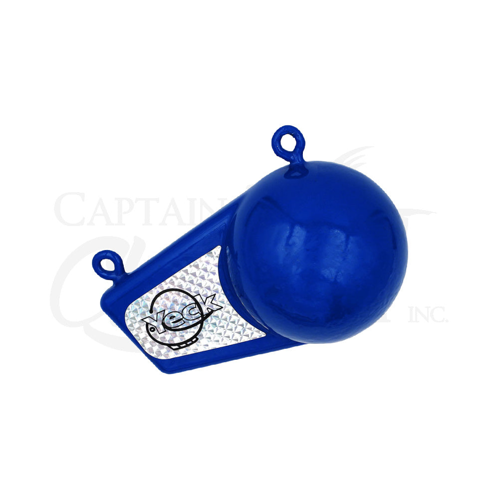 Finned Downrigger Weight-Blue